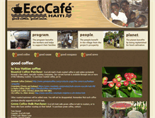 Tablet Screenshot of ecocafehaiti.com